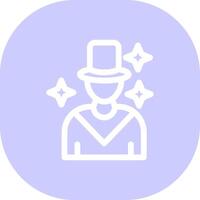 Magician Creative Icon Design vector