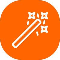 Magic Wand Creative Icon Design vector