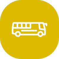 Bus Creative Icon Design vector