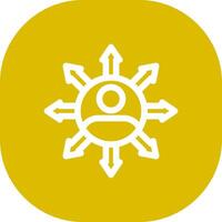 Influence Creative Icon Design vector