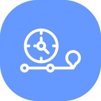 Time Line Creative Icon Design vector