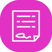 Document Creative Icon Design vector