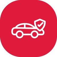 Car Insurance Creative Icon Design vector