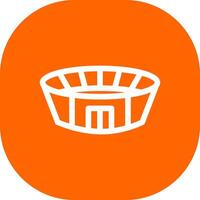 Stadium Creative Icon Design vector
