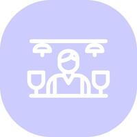 Bar Counter Creative Icon Design vector