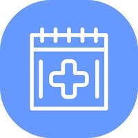 Medical Appointment Creative Icon Design vector