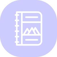 Sketchbook Creative Icon Design vector