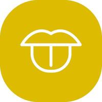 Tongue Creative Icon Design vector