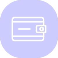 Wallet Creative Icon Design vector