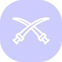 Swords Creative Icon Design vector