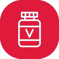 Vitamin Creative Icon Design vector