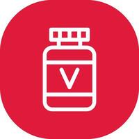 Vitamin Creative Icon Design vector