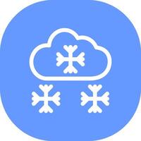 Snowy Creative Icon Design vector