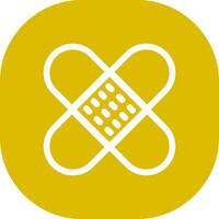 Band Aid Creative Icon Design vector