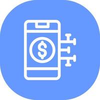 Digital Money Creative Icon Design vector