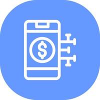 Digital Money Creative Icon Design vector