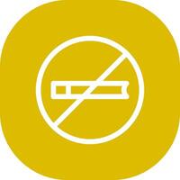 No Smoking Creative Icon Design vector