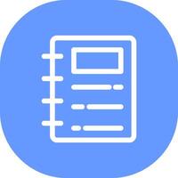 Notebook Creative Icon Design vector