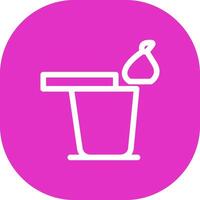 Garbage Creative Icon Design vector