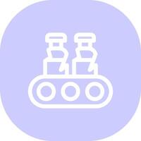 Conveyor Belt Creative Icon Design vector