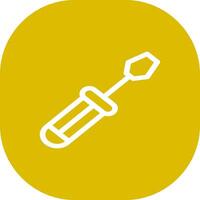 Screwdriver Creative Icon Design vector