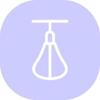 Punching Ball Creative Icon Design vector