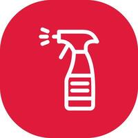 Spray Bottle Creative Icon Design vector