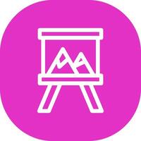 Canvas Creative Icon Design vector
