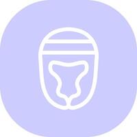 diseño de icono creativo de casco vector