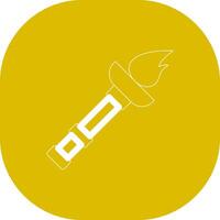 Torch Creative Icon Design vector