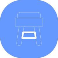 Stool Creative Icon Design vector