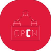 Open Creative Icon Design vector