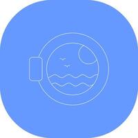 Porthole Creative Icon Design vector