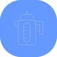 Electric Kettle Creative Icon Design vector