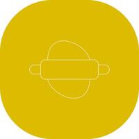 Rolling Pin Creative Icon Design vector