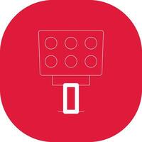 Light Creative Icon Design vector