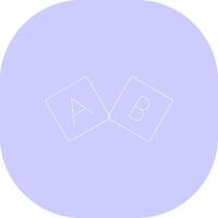 Abc Block Creative Icon Design vector