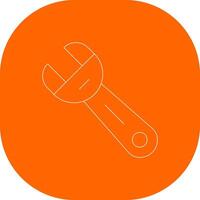 Wrench Creative Icon Design vector