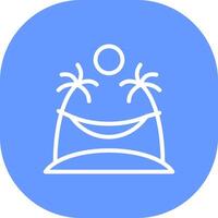 Hammock Creative Icon Design vector