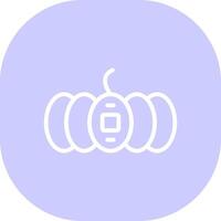 Pumpkin Creative Icon Design vector