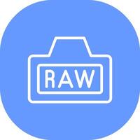 Raw Creative Icon Design vector