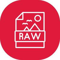 Raw Creative Icon Design vector