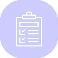 Checklist Creative Icon Design vector