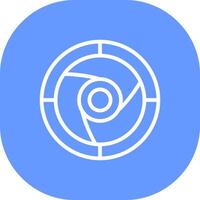 Shutter Creative Icon Design vector