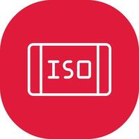 Iso Creative Icon Design vector