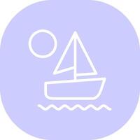 Kayak Creative Icon Design vector