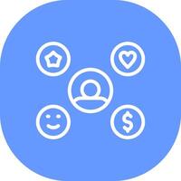 Customer Service Creative Icon Design vector