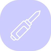 Screwdriver Creative Icon Design vector