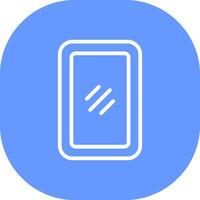 Mirror Creative Icon Design vector