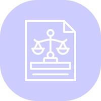 Justice Creative Icon Design vector